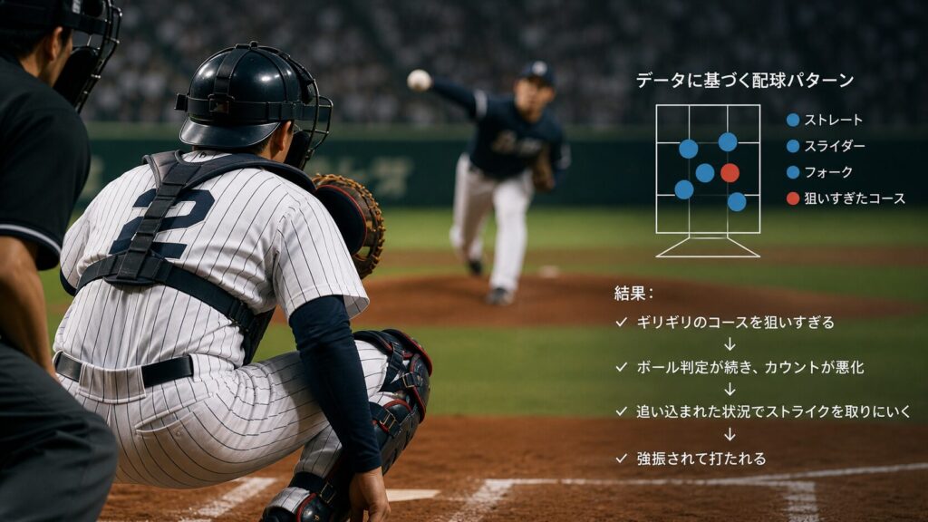 データに引っ張られた配球が、なぜ裏目に出たのか